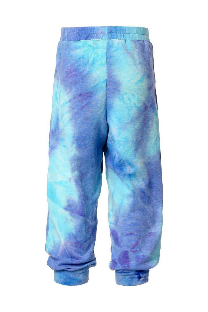 Baby Sara Baby Girl's Tie Dye Rhinestone Heart & Star Joggers