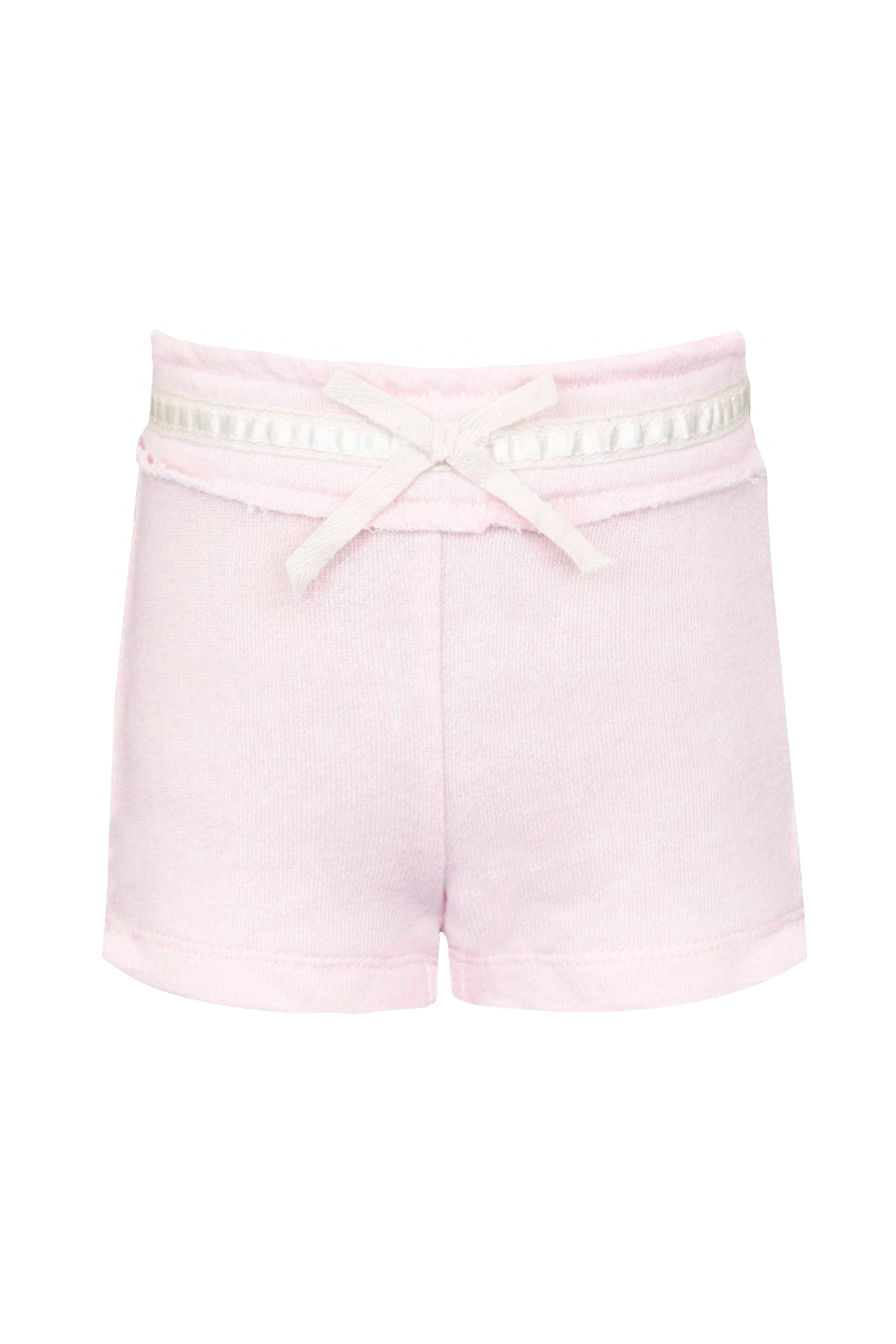 Baby Sara Baby Girl Pink French Terry Shorts