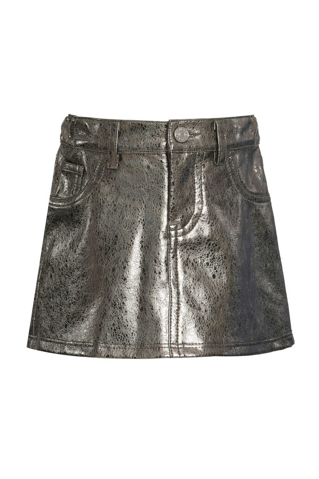 Baby Sara Little Girls Metallic Mini Skirt