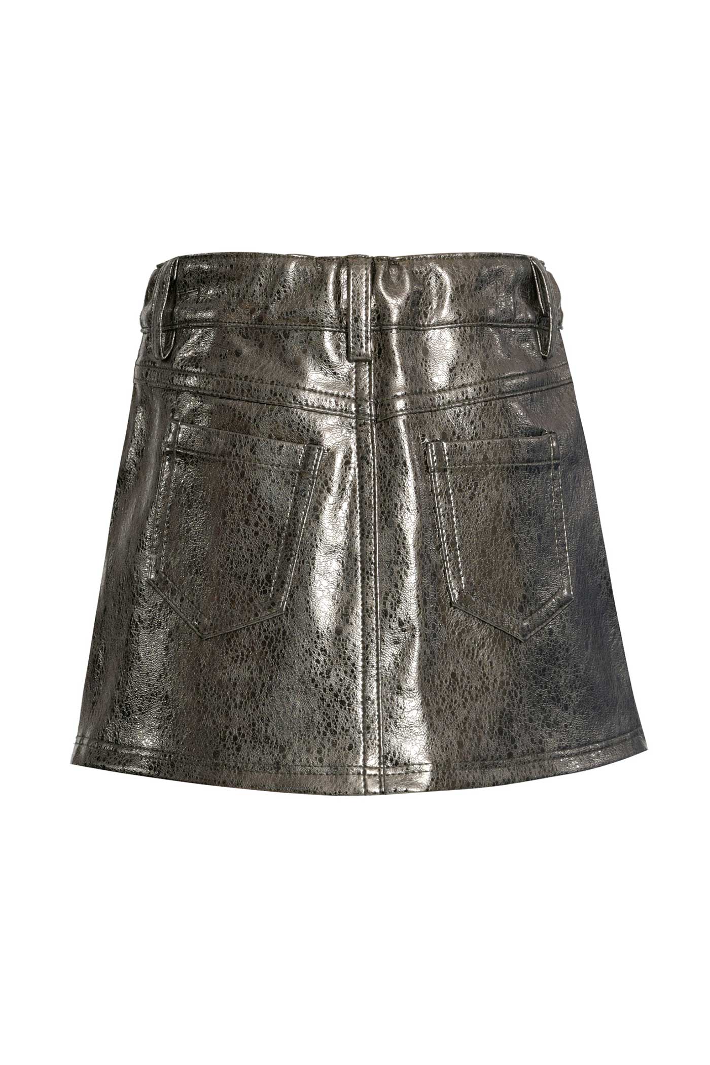 Baby Sara Little Girls Metallic Mini Skirt