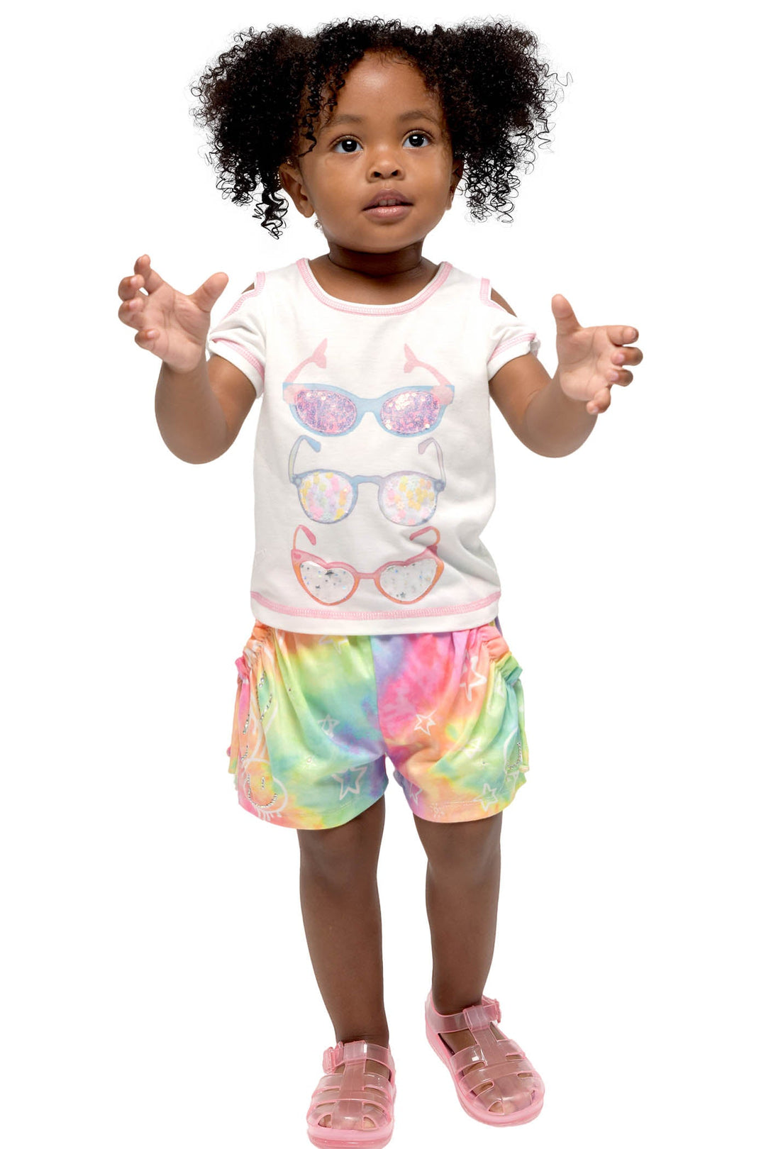 Little Girl’s Cold Shoulder Sunglasses Top