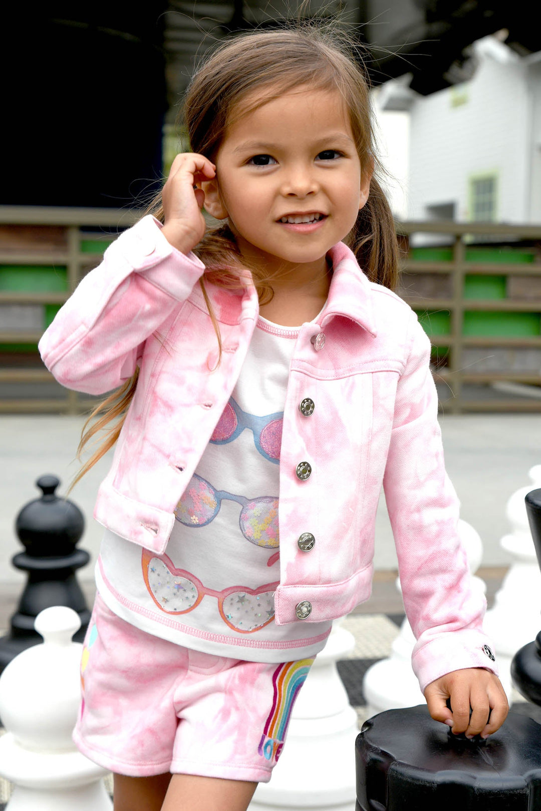 Little Girl’s Cold Shoulder Sunglasses Top