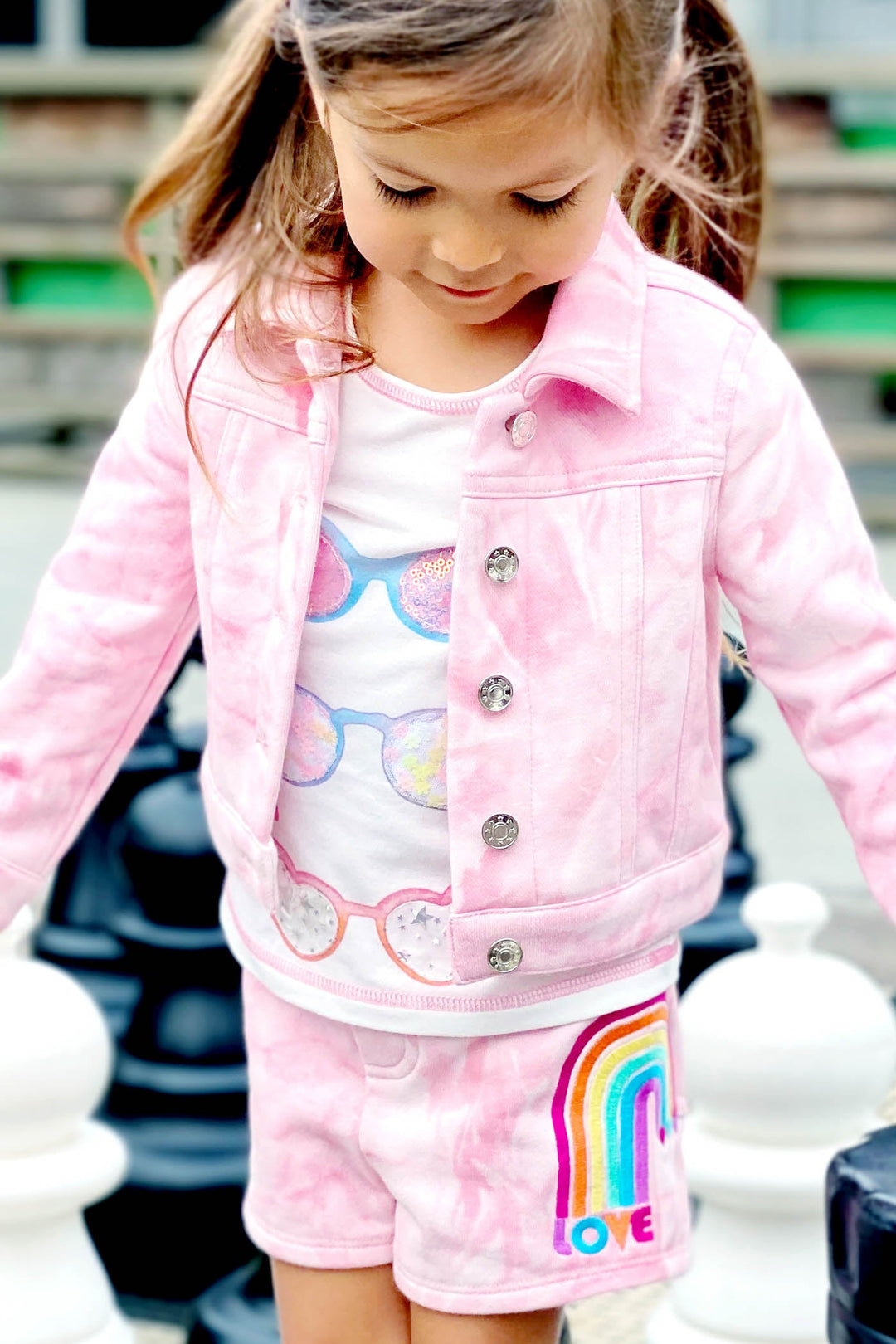 Little Girl’s Cold Shoulder Sunglasses Top