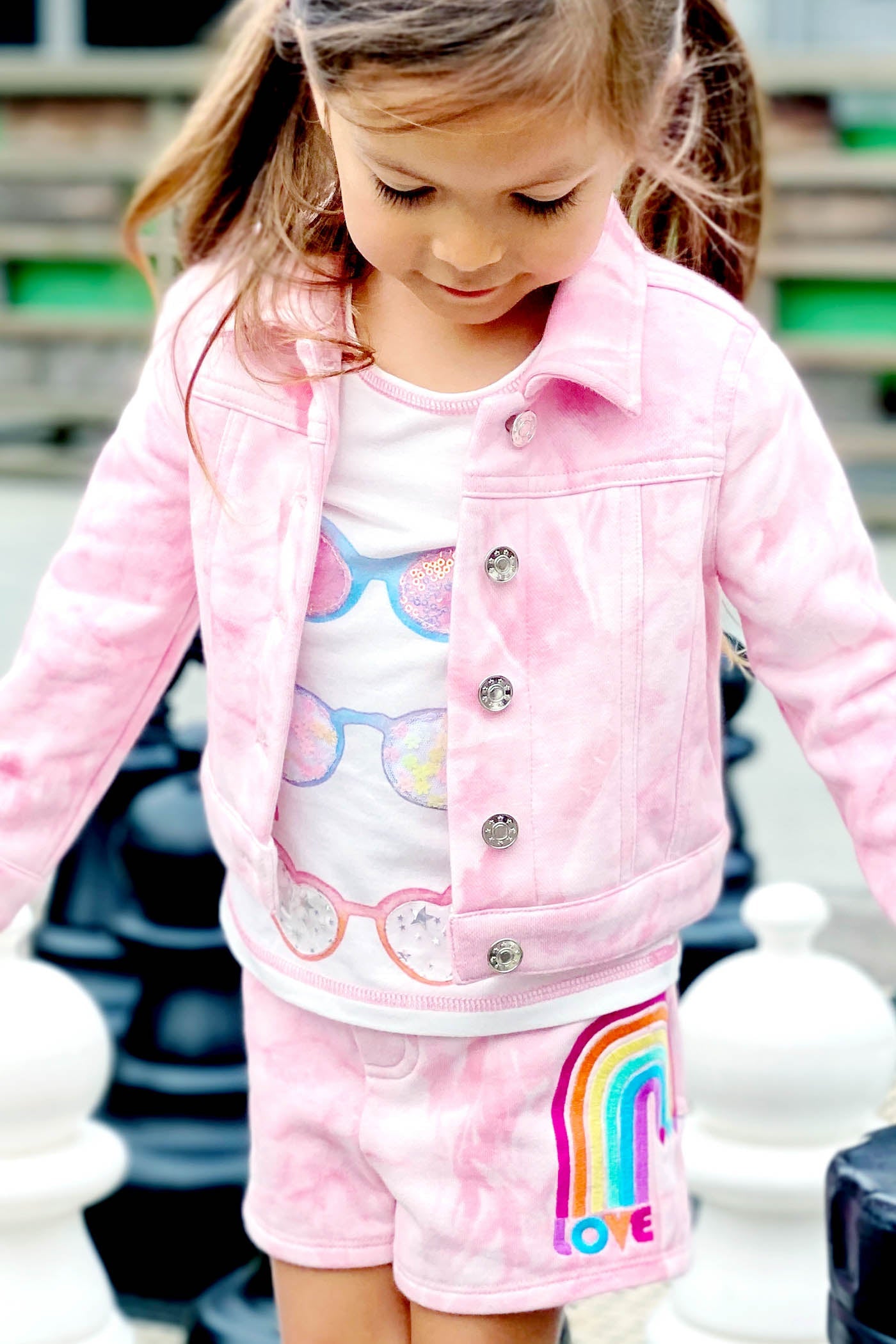 Little Girl’s Cold Shoulder Sunglasses Top