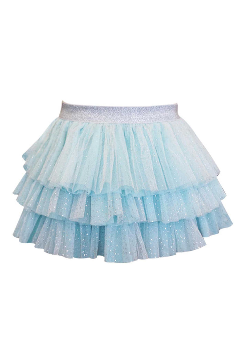 Baby Sara Little Girls Tiered Glitter Tutu Skirt