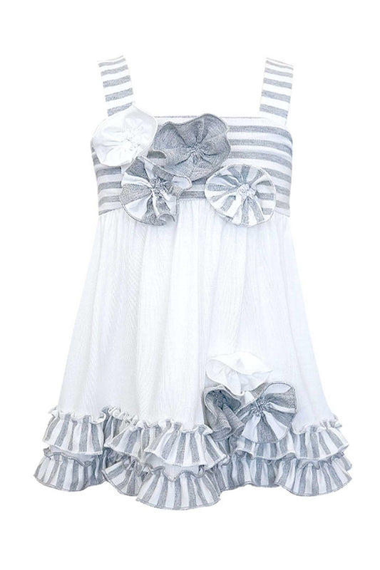 Baby Sara Little Girls Sleeveless High Waist Tunic Top