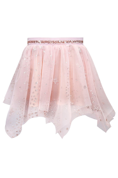 HANKY HEM TUTU SKIRT WITH ELASTIC WAIST