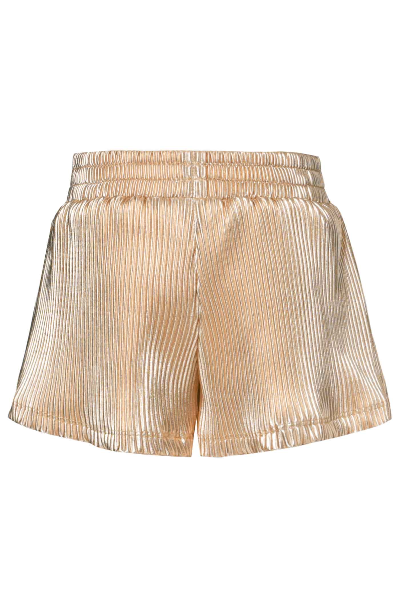 Baby Sara Little Girls Metallic Faux Wrap Daisy Shorts
