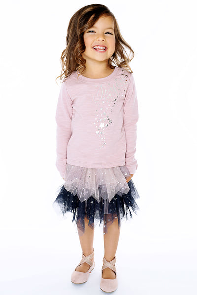 Baby Sara Baby Girl's Star Hanky Hem Mesh Tutu