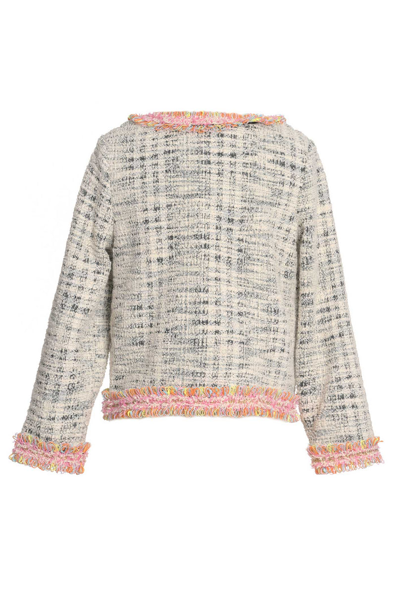 Baby Sara Little Girls Tweed Fashion Jacket