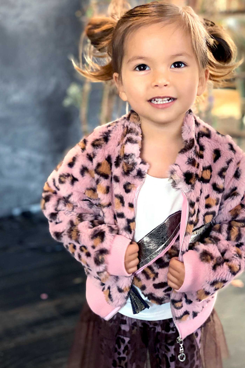 Girls faux fur hoodie hotsell