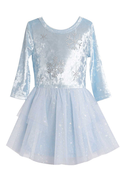 Baby Sara Toddler Girls 3/4 Sleeve Snow Princess Tutu Dress