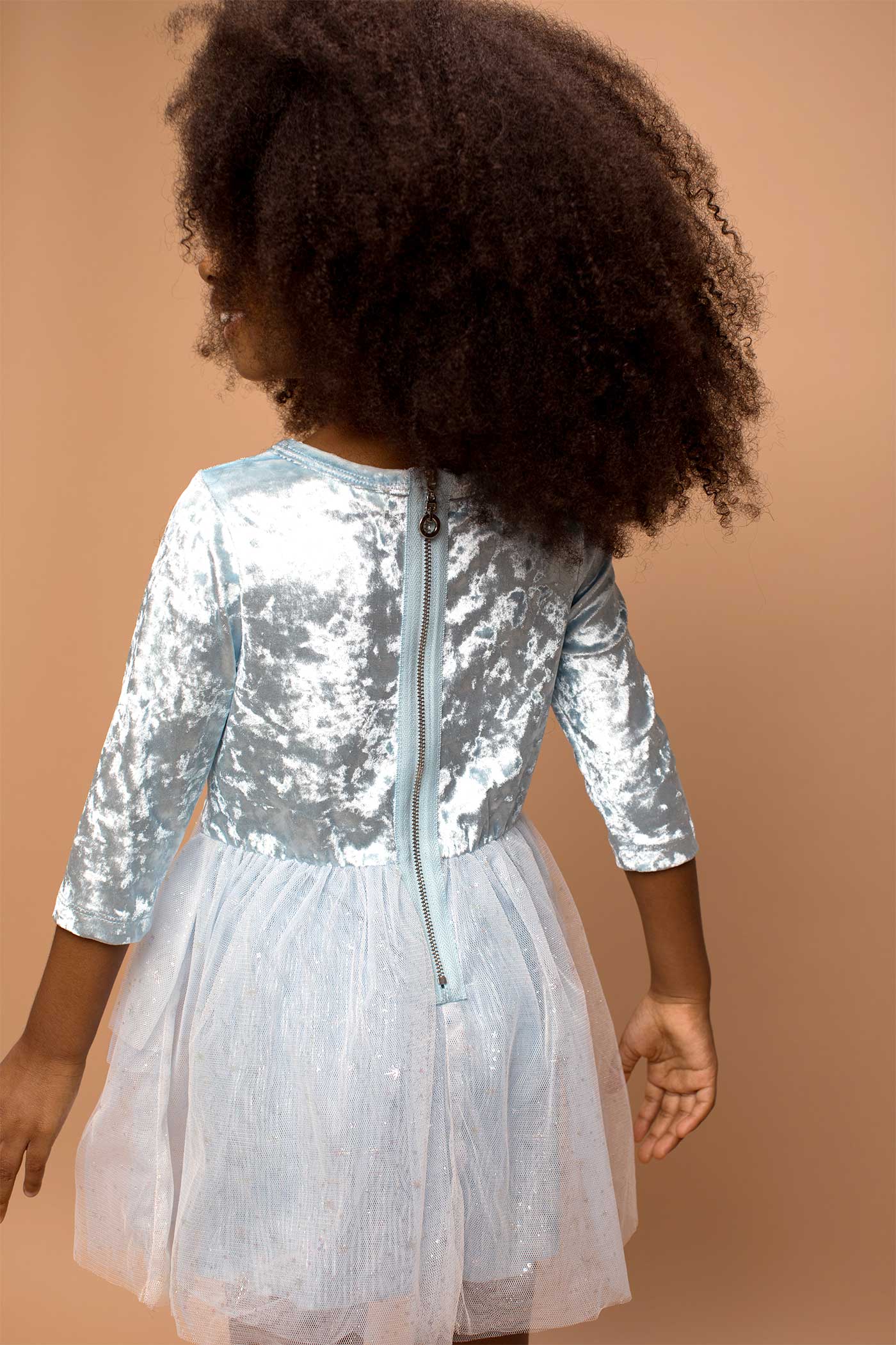 Baby Sara Toddler Girls 3/4 Sleeve Snow Princess Tutu Dress