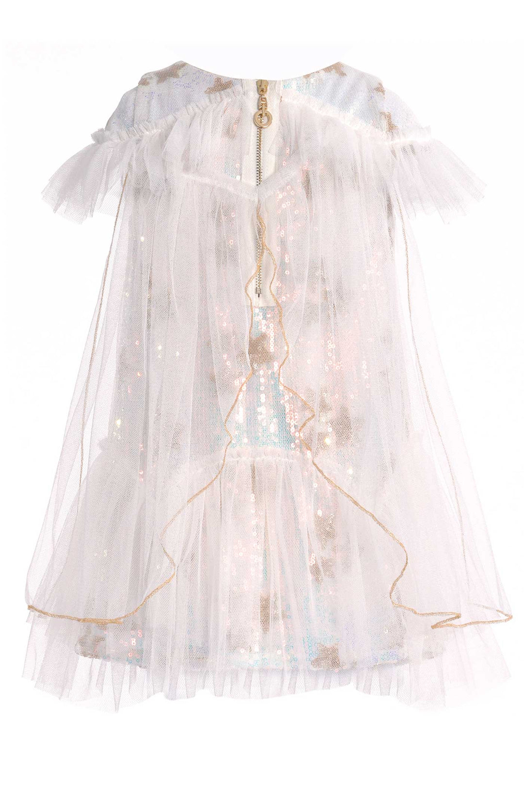 Baby Sara Baby Girls Star Sequin Princess Doll Dress