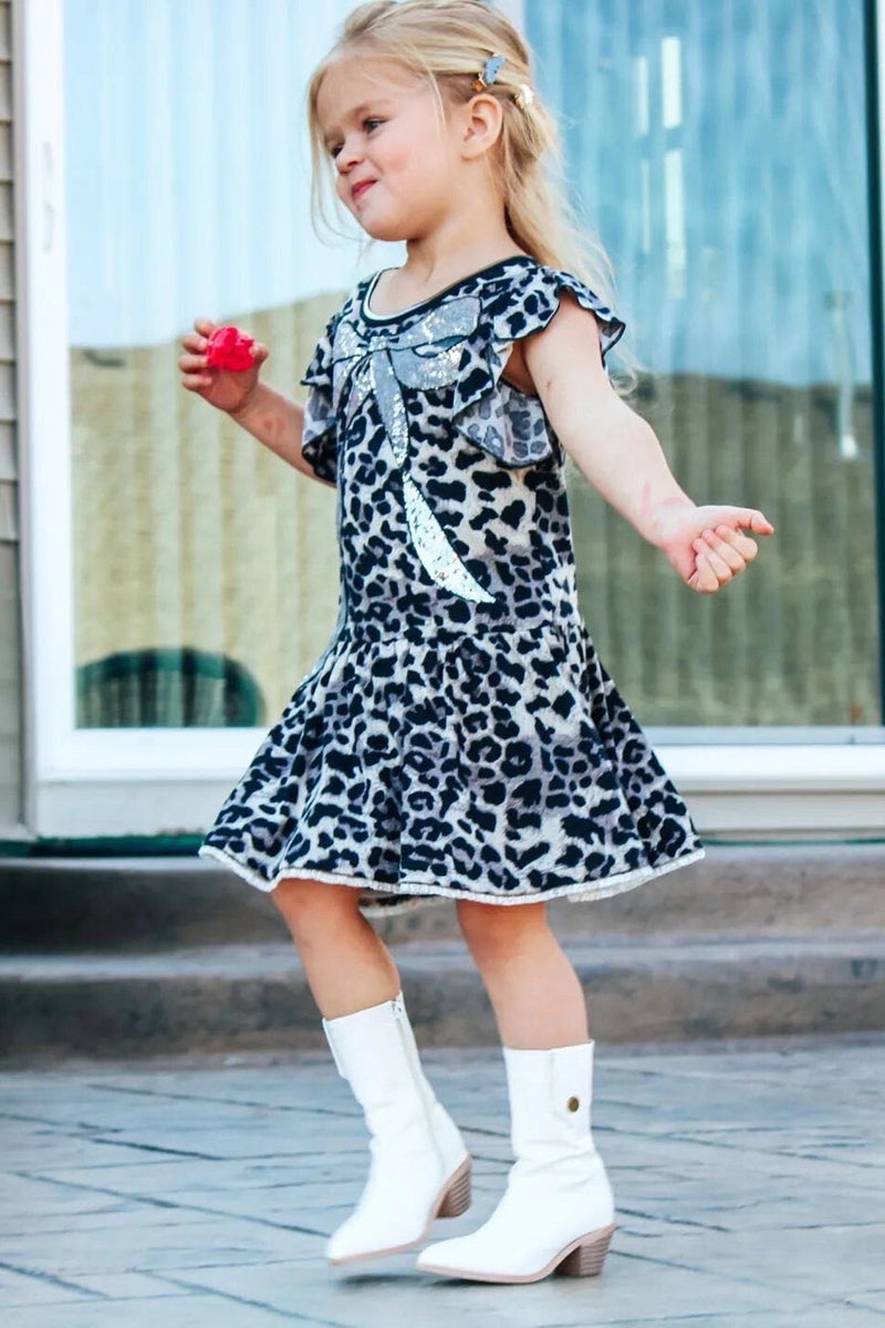 Little Girls Animal Print Dress