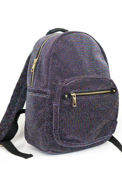 Hannah Banana Girls Glittery Metallic Backpack