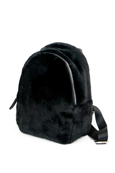 Hannah Banana Girls Faux Fur Mini Backpack