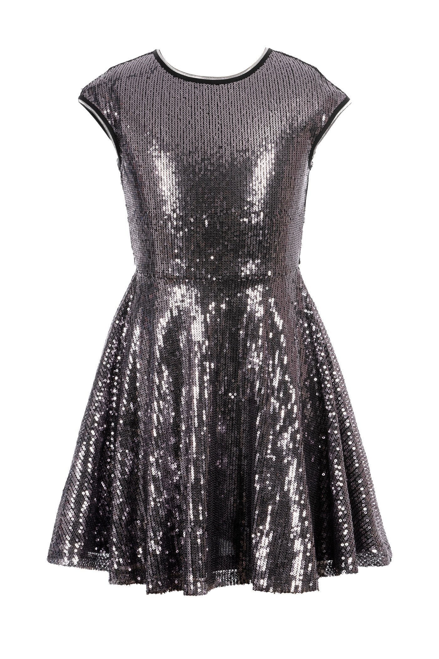 Girls Fit and Flare Sequin Party Dress – myhannahbanana