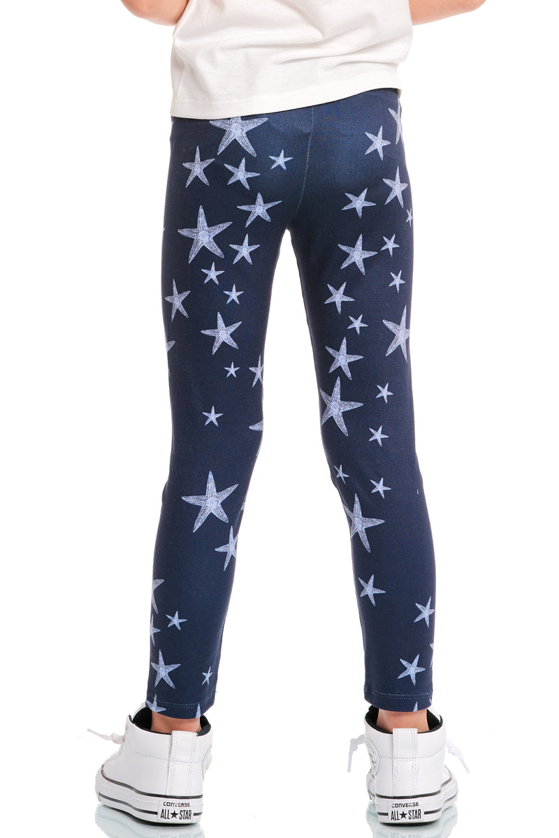 Truly Me Pink Little Girls Starfish Leggings