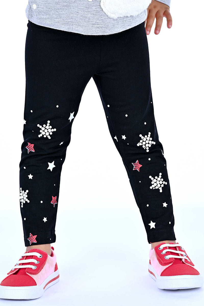 Truly Me Little Girls Pearl Star Leggings