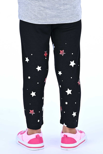 Truly Me Little Girls Pearl Star Leggings