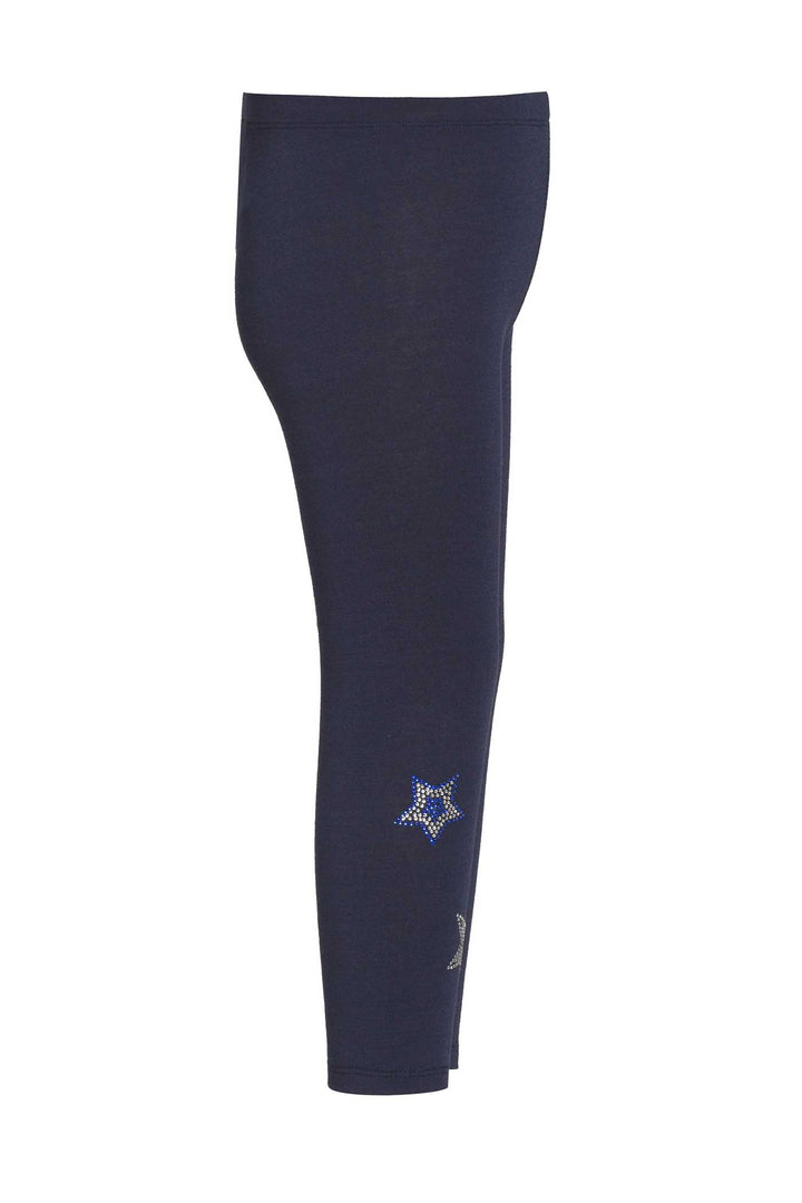 Little Girls 4th of July Themed Navy Leggings