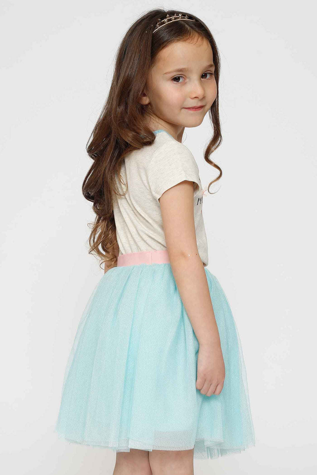 Truly Me Little Girls Short Sleeve Funny Verbiage T-Shirt