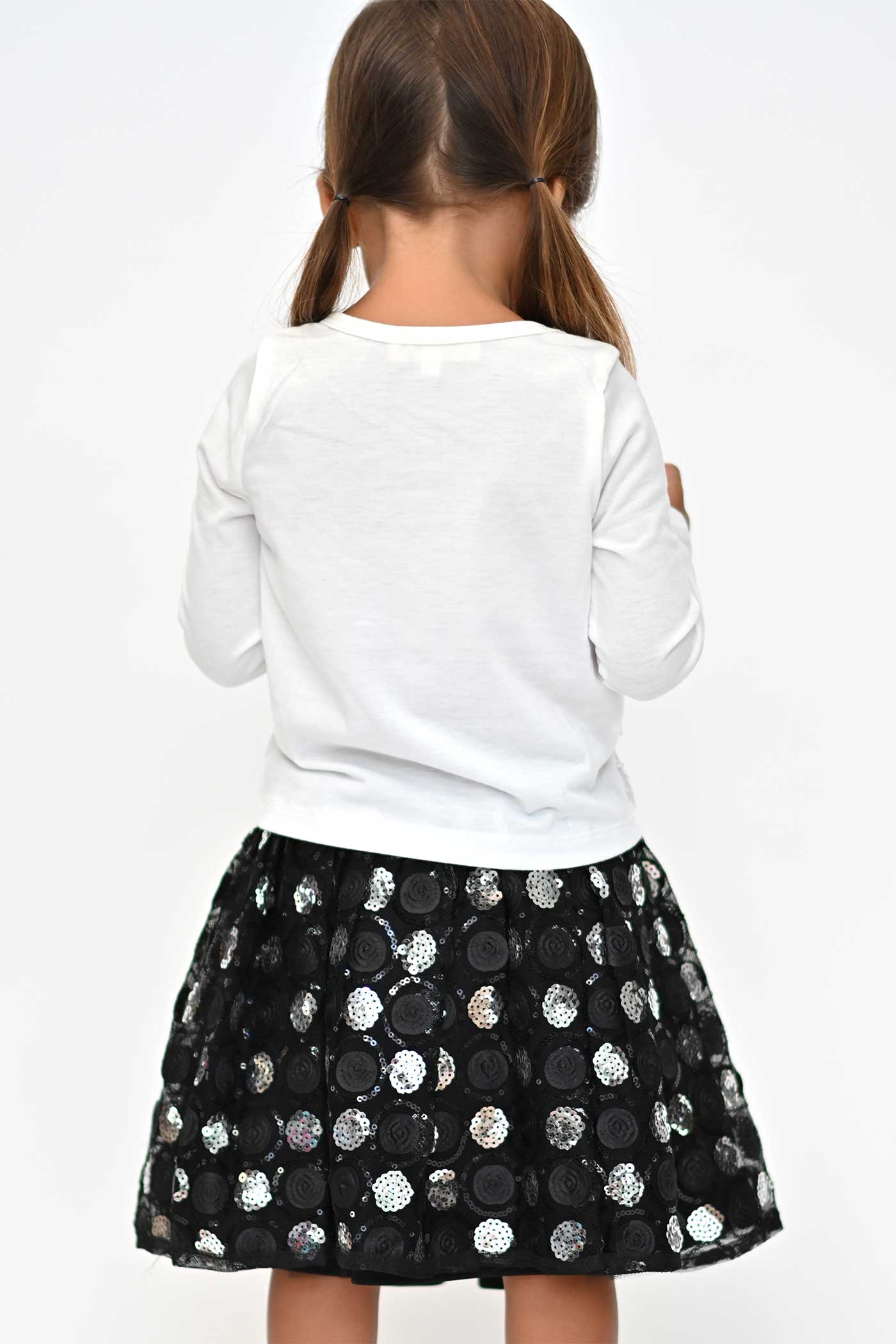 Truly Me Little Girls Long Sleeve Mummy Halloween Top