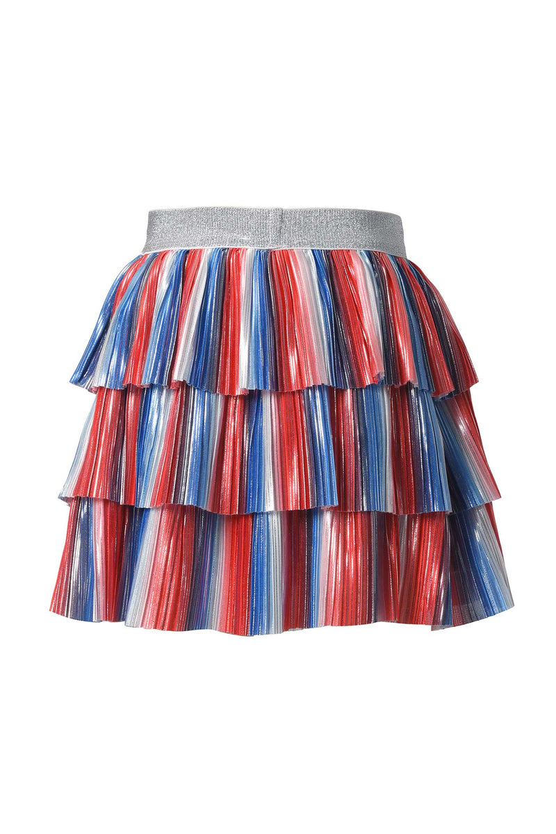 Truly Me Pink Label Little Girls Toddler USA America Merica Patriotic 4th of July Themed Spangled Tutu Skirt Birthday Party Trendy Halloween