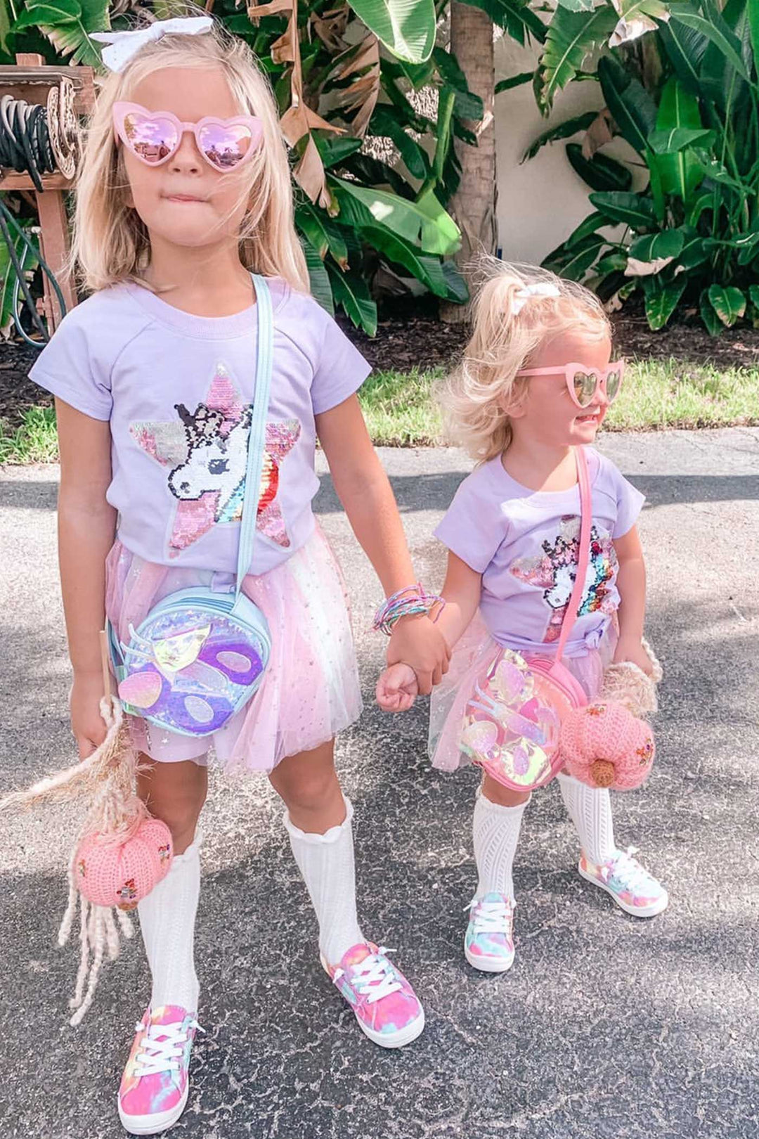 Truly Me Little Girls Star Unicorn Theme Twofer Dress