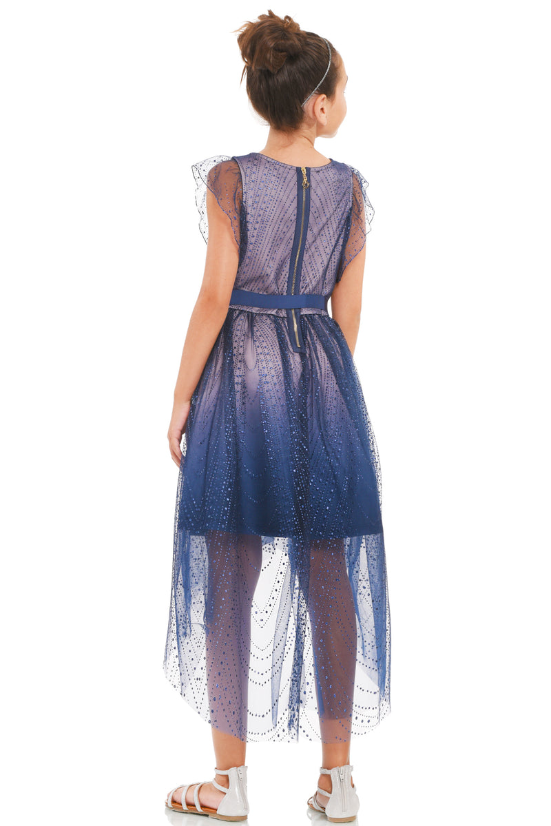 Truly Me Big Girls Ombre High Low Party Dress