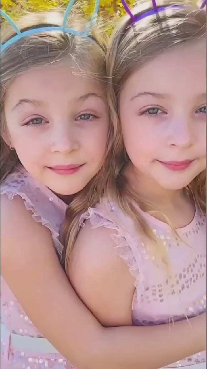 Big Girls Sleeveless Ruffled Sequin Party Dress